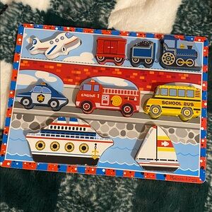 Melissa & Doug Chunky Puzzle Vehicles for kids